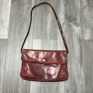 Dick Muller designer craftsman leather shoulder purse- medium size